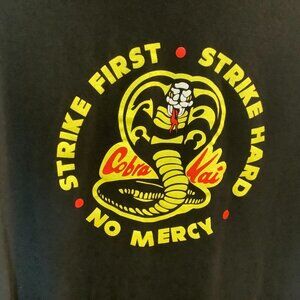Cobra Kai Black Tee 2X